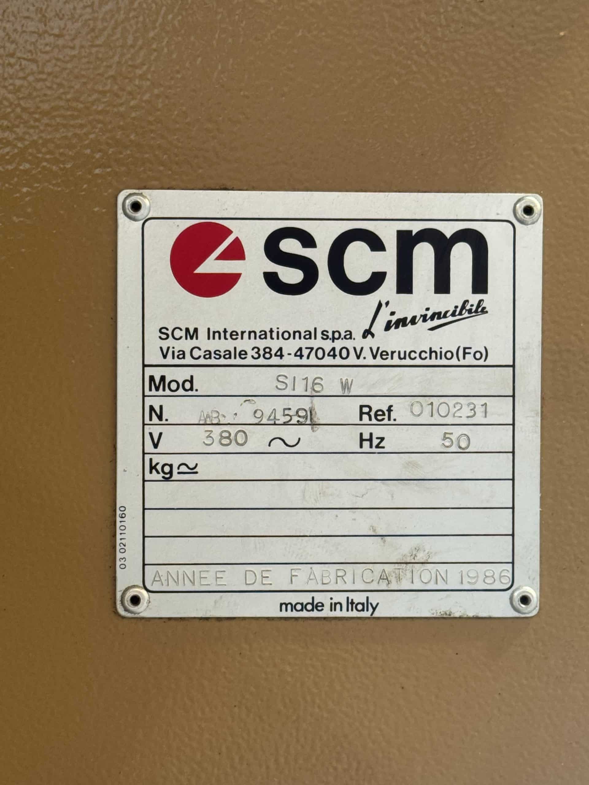 Scie à format SCM SI 16 W